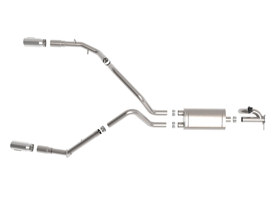 aFe Gemini XV 3In. Exhaust Polished Tips 19-up RAM 1500 5.7L - Click Image to Close